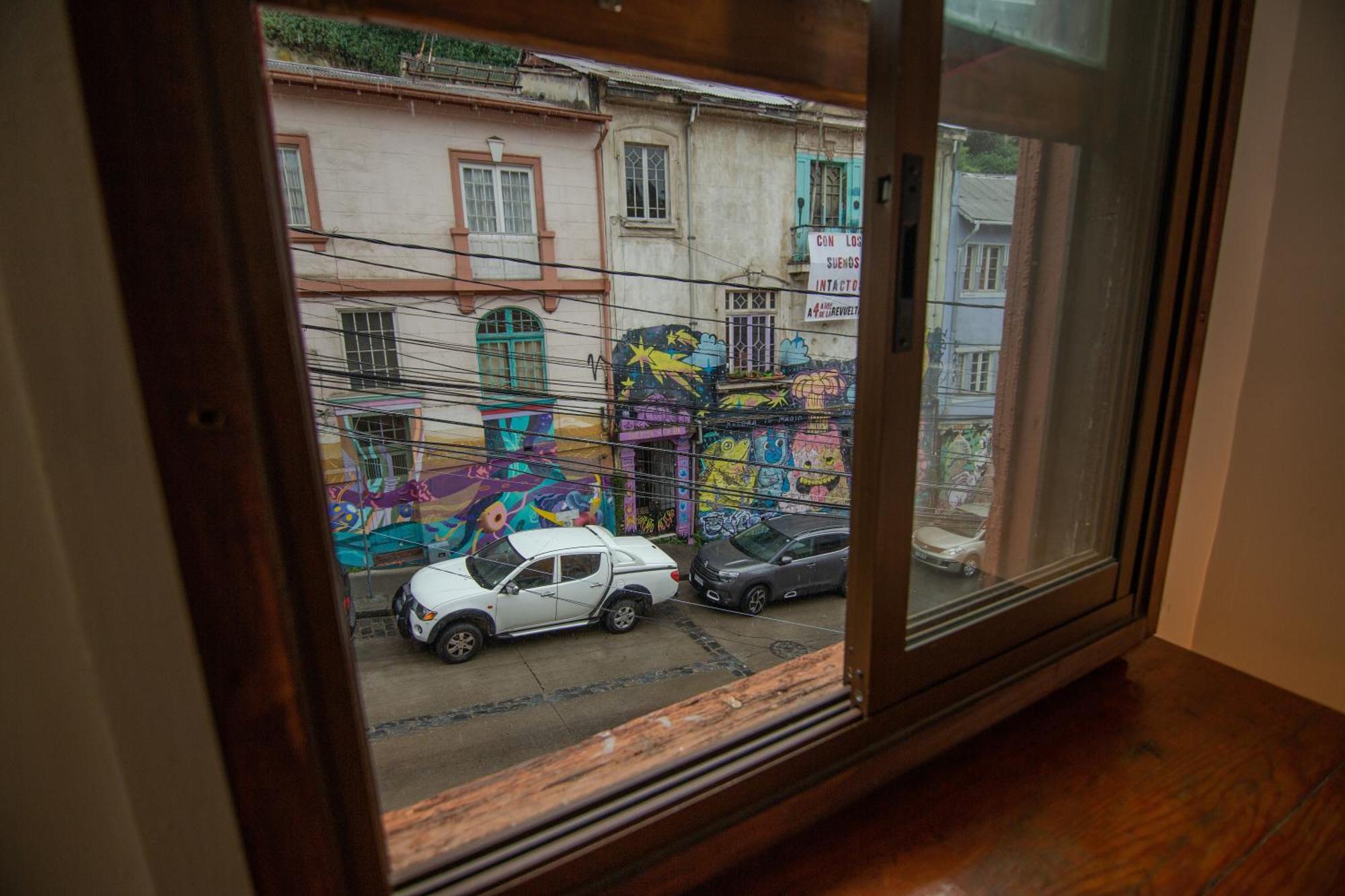 La Casa Del Puerto, Hostal Cultural, Cerro Alegre Valparaiso Bagian luar foto