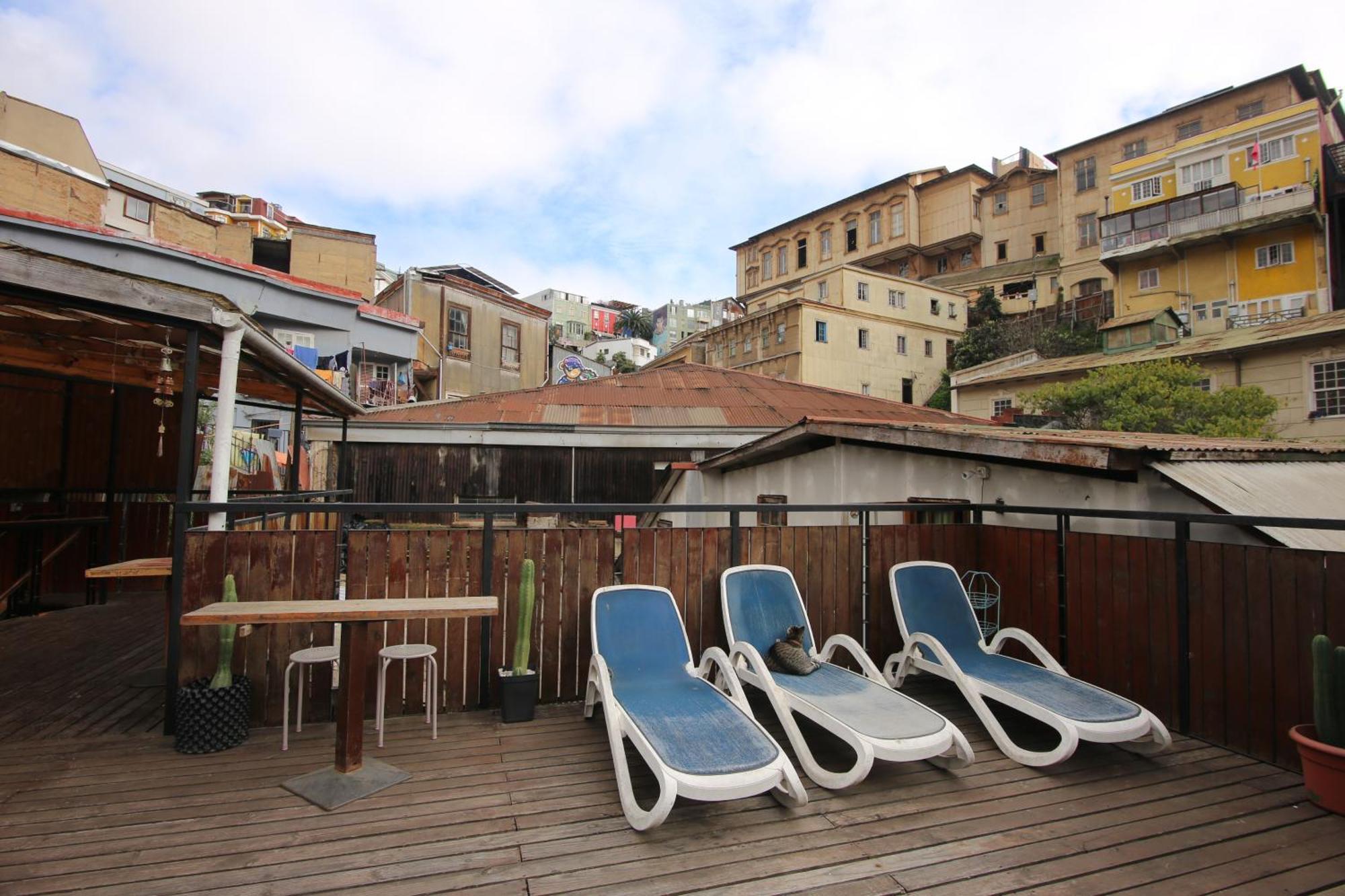 La Casa Del Puerto, Hostal Cultural, Cerro Alegre Valparaiso Bagian luar foto